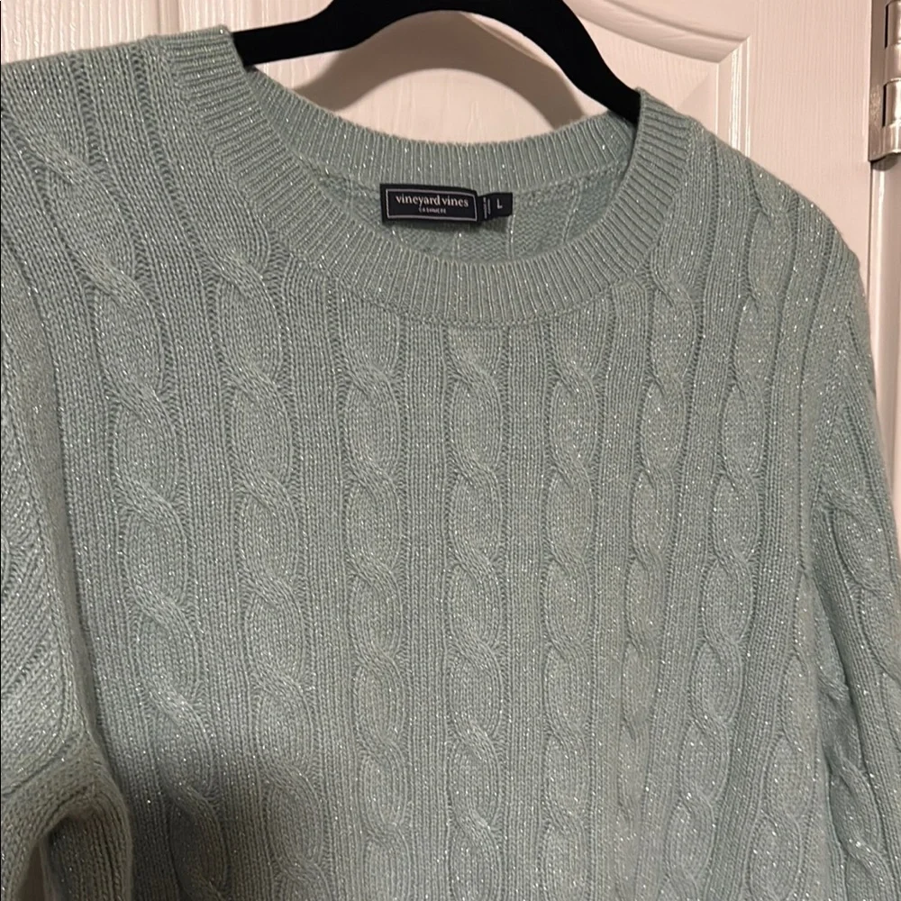 Vineyard Vines Men's Crewneck Sweater - Light Blue - Picture 4 of 5
